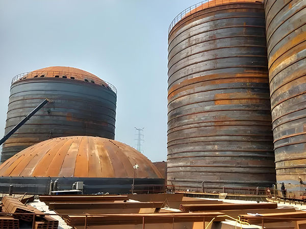 龙湖焦粉钢板仓